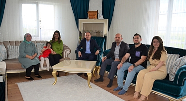 Vali Öner’den şehit ailelerine ziyaret