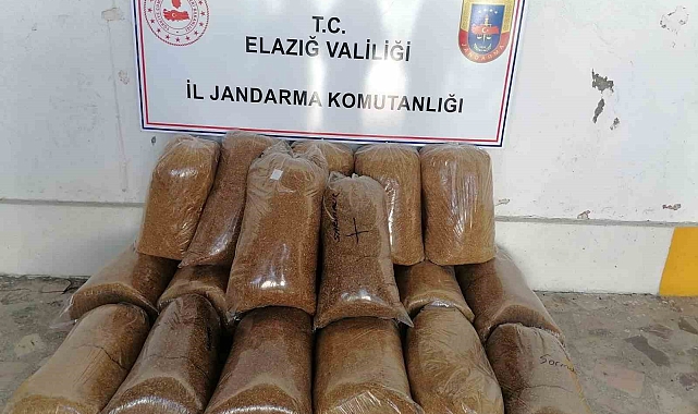 114 kilo kıyılmış tütün ele geçirildi
