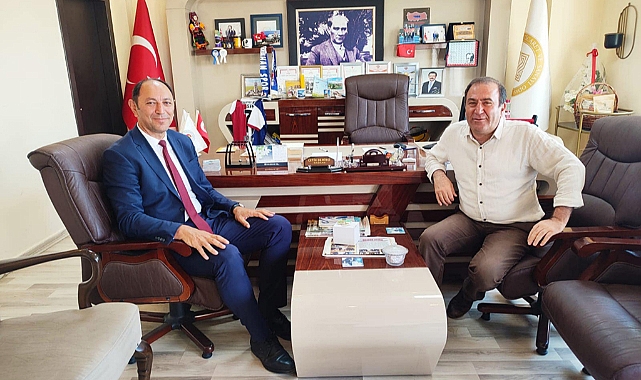 Ardahan Vergi Dairesi Müdürü Aksakal'dan Başkan Demirci'ye veda ziyareti