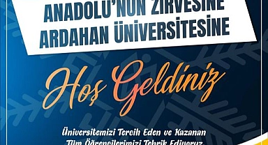 ARÜ' den öğrencilere hoş geldin mesajı