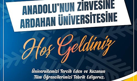 ARÜ' den öğrencilere hoş geldin mesajı