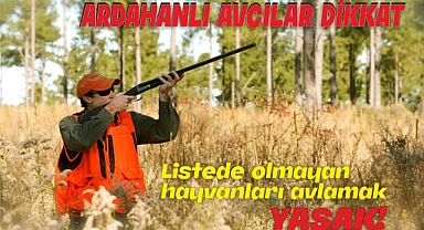 Avcıların hangi hayvanları vuracağı açıklandı