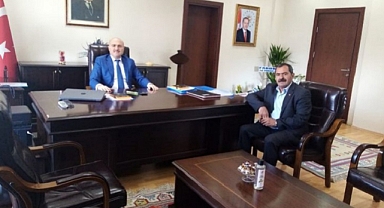 Bahaoğlu'ndan, İl Genel Sekreterine hayırlı olsun ziyareti
