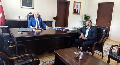 Bahaoğlu'ndan, İl Genel Sekreterine hayırlı olsun ziyareti