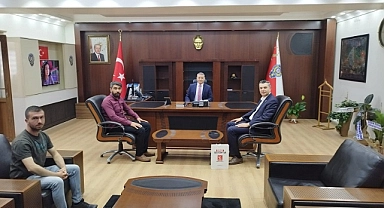 Başkan Çoban, yeni emniyet müdürü Şener’i ziyaret etti