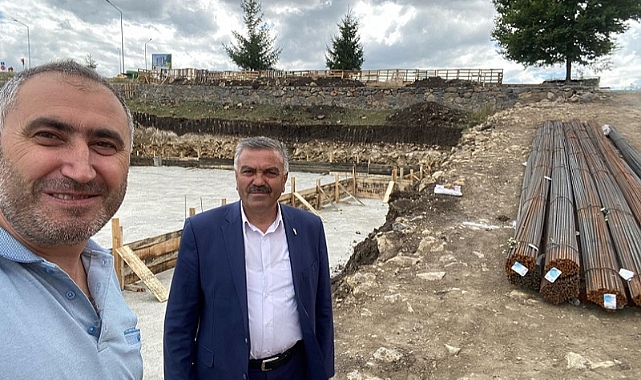 Başkan Kaya, inşaat alanını gezdi
