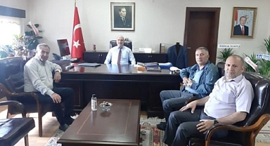 CHP örgütü, Genel Sekreter Emin'i ziyaret etti
