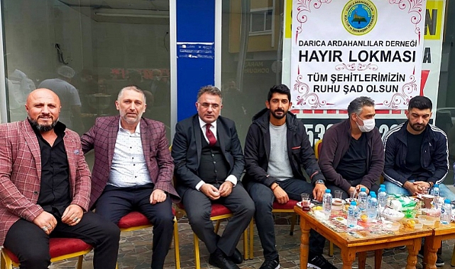 Darıcalı hemşerimiz şehitlerimizi andı