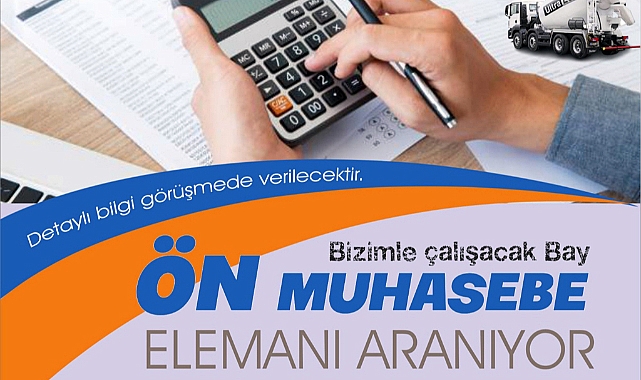 DENEYİMLİ MUHASEBECİ ALINACAK