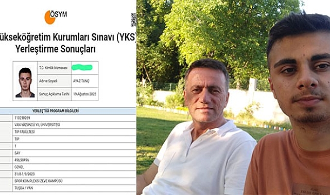 Depremzede öğrencinin büyük başarısı