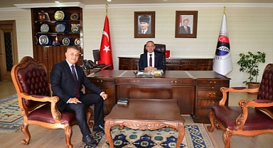İl Emniyet Müdürü Şener, Vali Öneri ziyaret etti