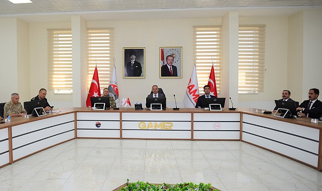 İl Güvenlik ve Asayiş Koordinasyon toplantısı yapıldı