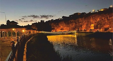 Kura vadisinin gece manzarası büyüledi