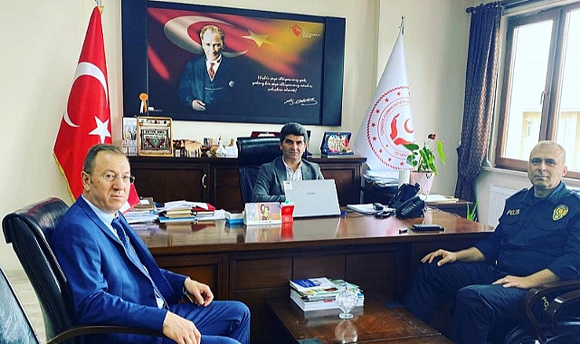 Tayini çıkan Emniyet Müdürü, Sosyal Hizmetlere veda ziyaretine gitti
