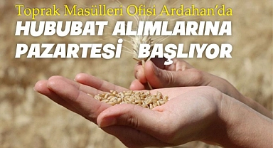 TMO Ardahan'da hububat alımına Pazartesi günü başlayacak