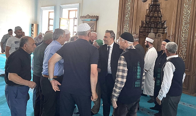 Vali Çiçek,vatandaşlarla sohbet etti