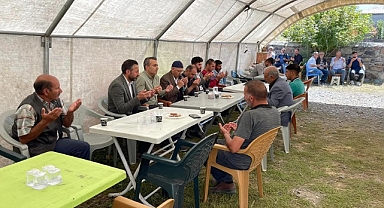 Vali Çiçek, Yıldız ailesine taziyeye gitti
