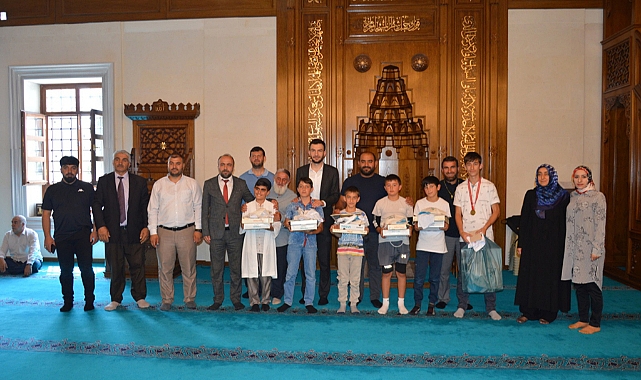 Yaz Kur'an Kursları'nda final heyecanı