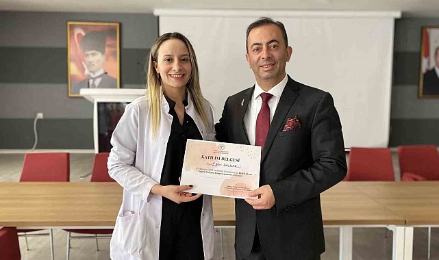 107 sağlık çalışanına katılım belgesi verildi