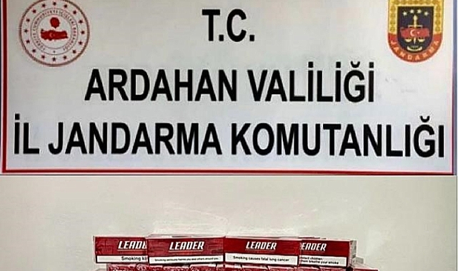 151 karton paket kaçak sigara ele geçirildi