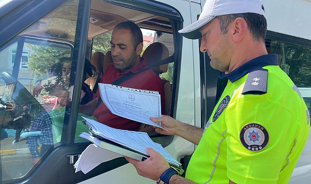 Ardahan’da okul servislerine denetim