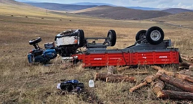 Ardahan’da traktör devrildi; 1 ölü