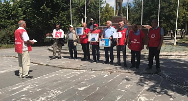 Ardahan DİSK; "Emekliler, barışın egemen olduğu bir dünya istiyor"
