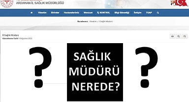 Ardahan il sağlık müdürü nerede?