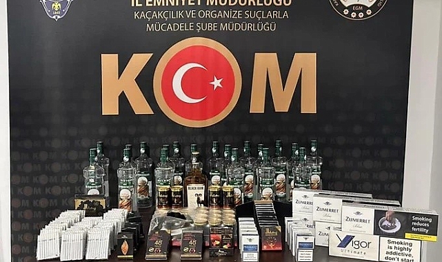 Ardahan'da 57 paket doldurulmuş makaron ele geçirildi