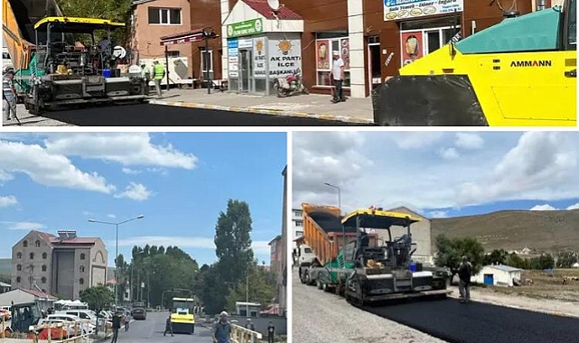 Asfalt çalışmalarında sona gelindi