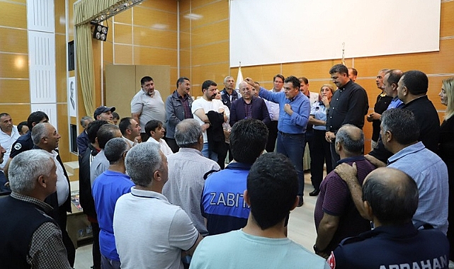 Başkan Demir, Belediye çalışanlarına zam yaptı