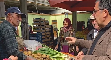 Başkan Demir, pazar esnafını ziyaret etti