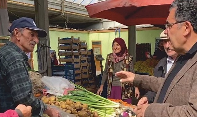 Başkan Demir, pazar esnafını ziyaret etti