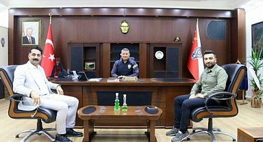 Başkan Özer, yeni Emniyet Müdürü Şener’i ziyaret etti