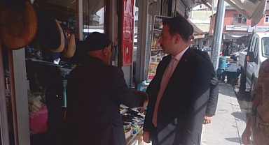 Göle Kaymakamı, esnaf ziyaretine çıktı