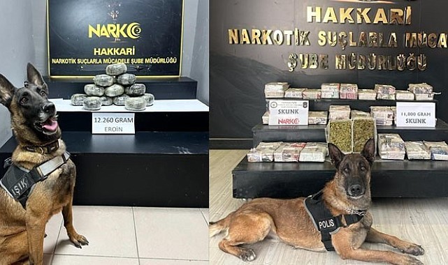 Hakkari'de 24 kilo 60 gram uyuşturucu ele geçirildi