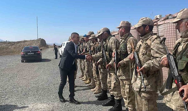 Kağızman kaymakamı üs bölgesinde