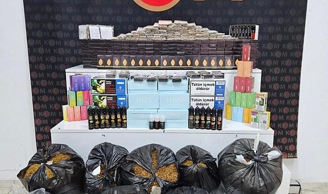 Kars'ta kaçak tütün operasyonu