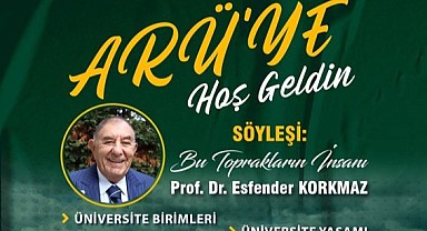 Prof. Dr. Korkmaz, ARÜ’de onur konuğu