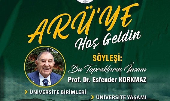 Prof. Dr. Korkmaz, ARÜ’de onur konuğu
