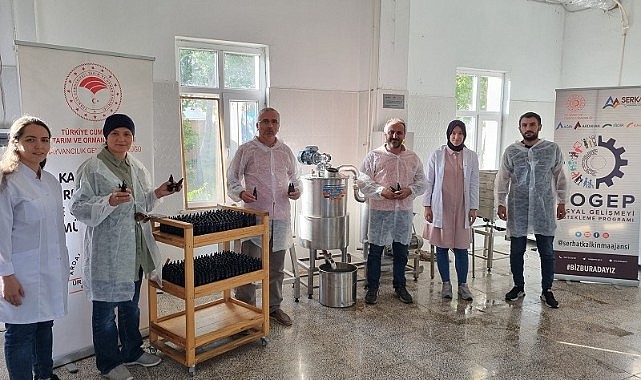 Propolis üretim hattı start verdi