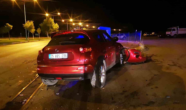 Trafik kazası: 1 yaralı