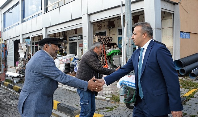 Vali Çiçek Damal’da esnaf ziyaretinde