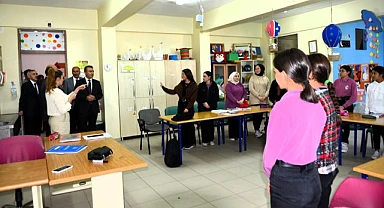 Vali Çiçek’ten üretim yapan meslek lisesine ziyaret