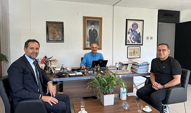 Vekil İncesu, Sözcü yazarlarını ziyaret etti