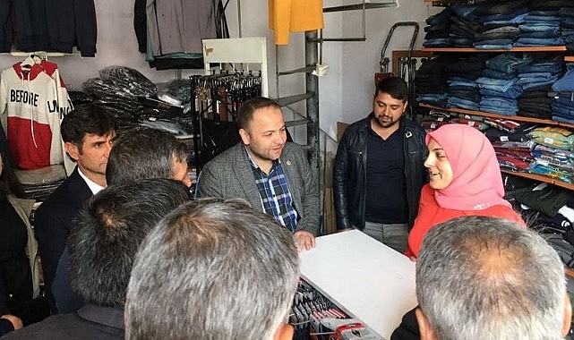 Vekil Koç, Göle’de esnaf ziyaretine çıktı