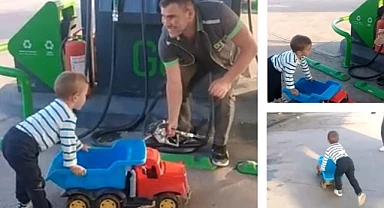 Yaramaz çocuk, çalışanları güldürdü