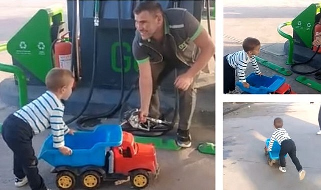 Yaramaz çocuk, çalışanları güldürdü