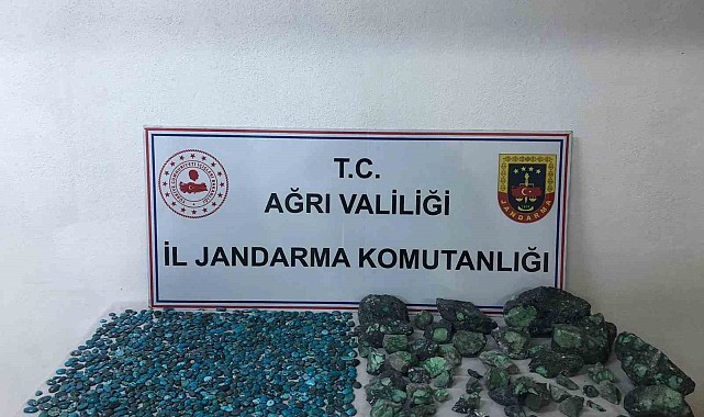 1 milyon 137 bin lira değerinde taş ele geçirildi