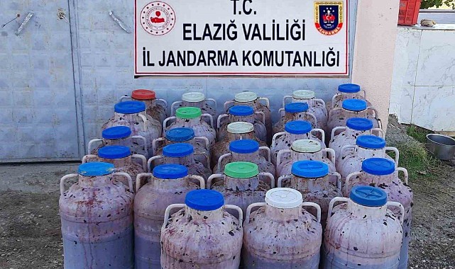 2 ton kaçak şarap ele geçirildi